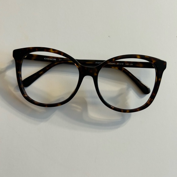 COACH DARK TORTOISE EYEGLASS FRAMES 57-16-140 3N (512073) - Picture 2 of 7